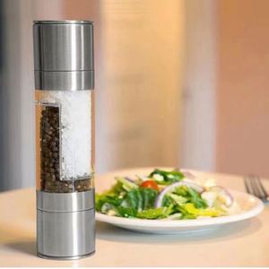 Wsy1251 Manual Stainless Steel Spice Mill 2 in 1 Salt <b>Pepper</b> <b>Grinder</b> With Ceramic Mechanism - Product Image 6