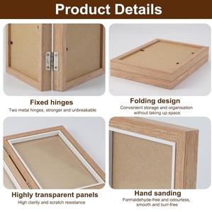 Hiện đại sáng tạo kỹ thuật số mộc mạc gấp Album thủ công bằng gỗ trẻ em & trẻ em khung ảnh - Product Image 3