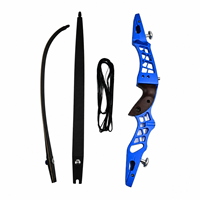 Busur Recurve Takedown ILF 68 Inci dengan Riser Aluminium CNC 24lbs, Peralatan Latihan Panahan Target, Busur Latihan untuk Pemula