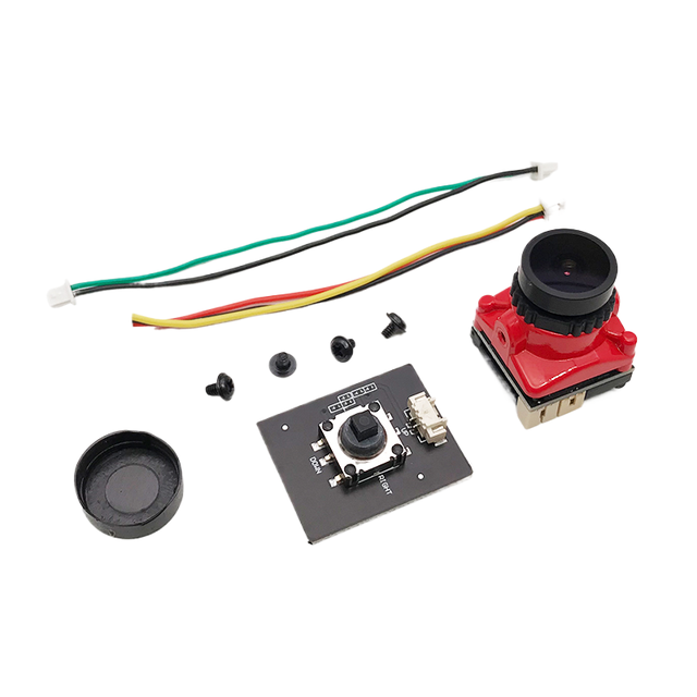 NEW Cmos 1/1.8 1800TVL Mini FPV Camera 2.1mm Lens Power 5V-40V PAL/NTSC With OSD Internal Adjustable for RC Racing Drone