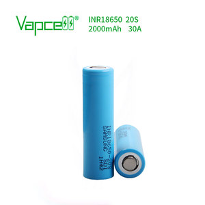 Vapcell 100% מקורי סוללה INR18650 20S 2000 <span class=keywords><strong>mah</strong></span> 30A <span class=keywords><strong>3.7v</strong></span> ליתיום 18650 פריקה נטענת - Product Image 3