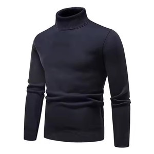 Suéter <span class=keywords><strong>de</strong></span> <span class=keywords><strong>Punto</strong></span> <span class=keywords><strong>de</strong></span> Cuello Alto <span class=keywords><strong>de</strong></span> Algodón a la Moda para <span class=keywords><strong>Hombre</strong></span> en Europa y América, un Suéter <span class=keywords><strong>de</strong></span> <span class=keywords><strong>Punto</strong></span> Cálido para Otoño e Invierno - Product Image 4