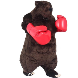 Oso Gigante <span class=keywords><strong>de</strong></span> Peluche Inflable para Boxeo, Simulación <span class=keywords><strong>de</strong></span> Oso Pardo, Mascota <span class=keywords><strong>de</strong></span> Navidad, Disfraz <span class=keywords><strong>de</strong></span> Cosplay para Adultos, Casco Personalizable - Product Image 1