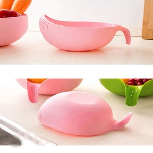 Factory Direct Selling Kitchen <b>Colander</b> Plastic Vegetables Rice Filter Washing Fruit Drain Basket - Product Image 6