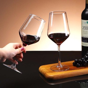 Coupe à <span class=keywords><strong>vin</strong></span> rouge Mingjia en verre, gobelet de style Bourgogne à grande capacité, coupe à <span class=keywords><strong>vin</strong></span> rouge en forme de V pour la maison - Product Image 3