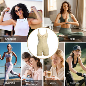 Fajas Colombianas de Alta Compresión para Recuperación Postparto, Moldeadoras de Cuerpo Completo con Abertura en la Entrepierna, Tallas Grandes - Product Image 3