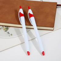 Stylo promotionnel pour l'école et le bureau, stylo à bille rétractable en plastique, logo personnalisé, petit stylo à bille en forme de gourde