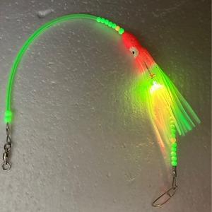 Señuelos Luminosos Pre-armados para Pesca de Calamar, Cebo Vivo para Pescar Bacalao y Lubina - Product Image 5
