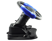 Volant de course USB RTS pour P2/P3/PC 3 en 1 avec vibration avec 180 degrés C-STAR avec pédale Volant de jeu c Start