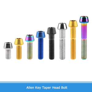 Đen Vàng Màu Xanh Titan <span class=keywords><strong>Bolt</strong></span> M5 M6 M8 Allen Key <span class=keywords><strong>Taper</strong></span> Đầu Bu Lông Vít Cho Xe Đạp Xe Máy Tai Nghe Phanh - Product Image 2