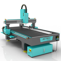 Kit de table de routeur CNC industriel DIY, machine de sculpture sur bois 3 axes 1300x2500mm, moteur servo hybride à broche unique, contrôleur Mach3