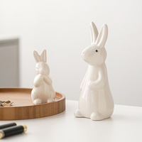 Brûleur d'encens en céramique motif lapin – Décoration artisanale portable pour la maison, idéal pour les festivals du Moyen-Orient et l'organisation de bureau