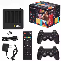 Console de jeu G11 PRO pour la maison, décodeur TV 4K, double système Android, console de jeu sans fil double G11