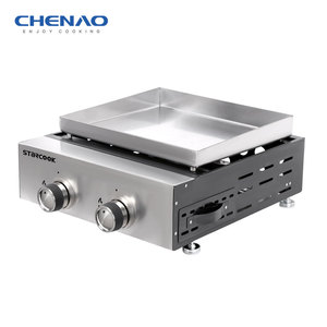 BARBECUE Plaque à gaz en acier inoxydable <span class=keywords><strong>Plancha</strong></span> Grill <span class=keywords><strong>pour</strong></span> le <span class=keywords><strong>camping</strong></span> en plein air - Product Image 1