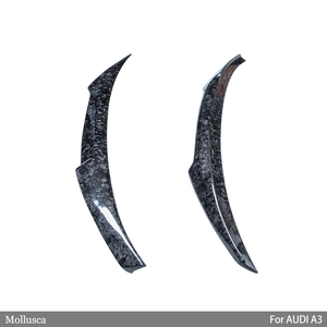 For A3 S3 RS3 8V M4 Style Real Forged Carbon Fiber Material <b>Rear</b> <b>Spoiler</b> Trunk Wing 2013-2020 - Product Image 3