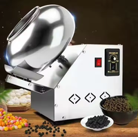 Machine multifonctionnelle d'enrobage de chocolat, d'amandes et de noix Machine d'enrobage de sucre d'arachide et de bonbon