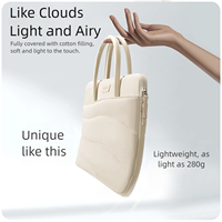 Sacs pour ordinateur portable en nylon imperméable de 13 pouces, pochettes pour ordinateur portable Macbook de 13, 14 et 15 pouces, housse pour ordinateur portable rembourrée