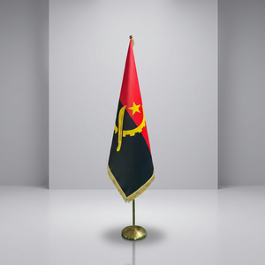 Bandiera da Scrivania Grande per Ufficio 2026 Scontata, con Asta in Acciaio Inossidabile 150x100cm, Doppio Raso Durevole Anti-Piega, per Interni GPO/<span class=keywords><strong>NGO</strong></span> - Product Image 2