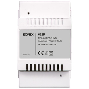 Elvox 682R <b>Relay</b> For Industrial Auxiliary Services 1A 1B 2A 2B 230V 3A Made In Italy - Product Image 1