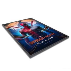 Marco de Aluminio para Póster de Cine con Luz LED, Certificado por UL, 16x24 27x40, Ultra Delgado, con Marco a Presión, para Menús - Product Image 3