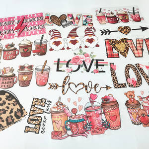 Día de San Valentín DTF logotipo personalizado prensa de calor vinilo Transferencia de Calor DTF impresión para camiseta ropa Jeans zapatos bolsas - Product Image 1