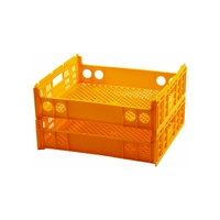 Caisses à pain empilables en plastique recyclable de qualité alimentaire, boîtes et bacs de rangement, couleur et logo personnalisés, écologiques, durables