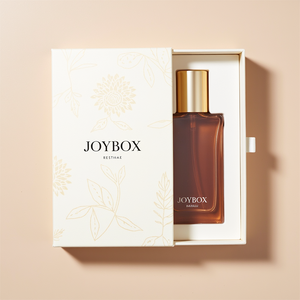 JoyBox Factory Fabrica Cajas de Embalaje Personalizadas con Relieve Hechas a Mano y Reciclables, Caja de Perfume de Lujo para Cuidado de la Piel - Product Image 1