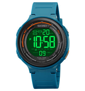 Montre de sport de loisirs <span class=keywords><strong>Skmei</strong></span> <span class=keywords><strong>1841</strong></span> en gros, montre-bracelet tendance, montre numérique à double affichage avec lumière LED, fabriquée en Chine - Product Image 4