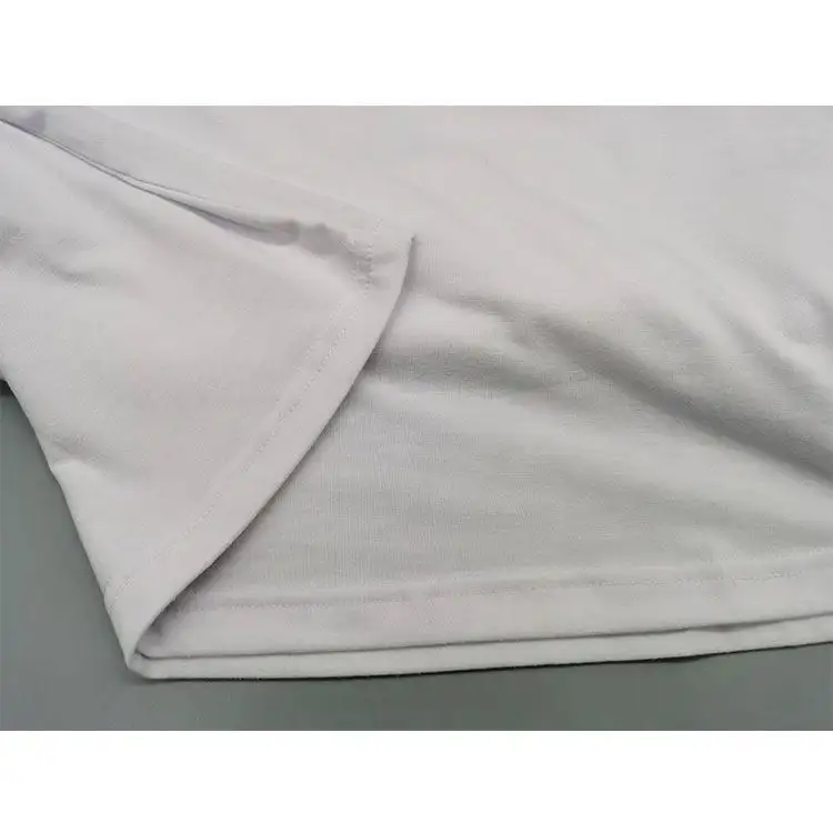 Camiseta de poliéster transpirable de Color puro, Camiseta básica de sublimación en blanco, superventas