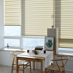 Persianas Zebra Coreanas Colección Villa, Cortinas Enrollables Automáticas Motorizadas Día y Noche, Cortinas Modernas con Filtro de Luz - Product Image 5