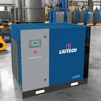 Compresseur d'air fixe à vis sans huile Liutech série LUF55-315