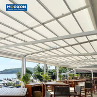 Mooxon stores de fenêtre électriques pare-soleil tissu auto auvent PVC volets motorisés toit rétractable