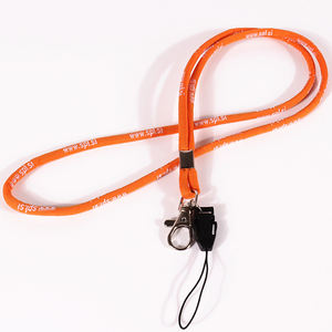 橙色圆绳挂绳绳颈挂绳钥匙钩挂绳 - Product Image 4