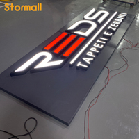 Letrero LED Personalizado, Letras de Canal 3D Iluminadas, Letras del Alfabeto con Luz para Tiendas, Letrero Publicitario Comercial para Marcas