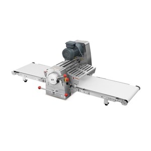 Rouleau à pâte de table en acier inoxydable, manivelle à main commerciale - Product Image 6