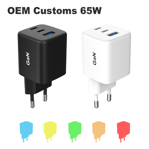 <span class=keywords><strong>Chargeur</strong></span> rapide GaN 65W PD3.1 Type-C pour téléphone, ordinateur portable, appareil photo - Adaptateur mural USB portable CB CE ROHS KC PD3.2 PD <span class=keywords><strong>Chargeur</strong></span> 65W USB C - Product Image 4