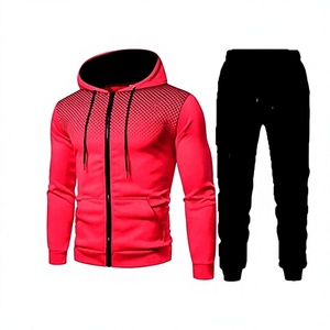 Suprex Enterprises Men's <b>Winter</b> Tracksuit Casual Long Sleeve Athletic Sweat Suit Two-Piece Set Jogging Suits 100% Cotton - Product Image 1