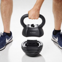 Logotipo personalizado 40LB/18KG Kettlebell ajustable Equipo de gimnasio en casa excepcional Pesas libres con excelente oferta