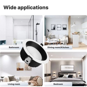 <span class=keywords><strong>Spot</strong></span> LED Encastrable 9W 12W 18W 24W pour Plafond, Extérieur, <span class=keywords><strong>Salle</strong></span> <span class=keywords><strong>de</strong></span> <span class=keywords><strong>Bain</strong></span>, Hôtel, Centre Commercial, 90mm IP20, Luminaire <span class=keywords><strong>de</strong></span> Construction - Product Image 5