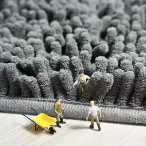 Alfombra de Baño Antideslizante de Chenilla, Alfombra de Baño Súper Absorbente, Alfombra de Ducha Suave Absorbente de Agua - Product Image 6