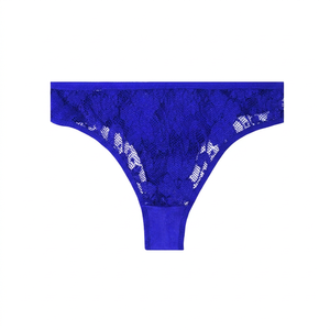 Culottes string en dentelle grande taille, couleur unie, taille basse, sexy, pour femme, prix de gros - Product Image 5
