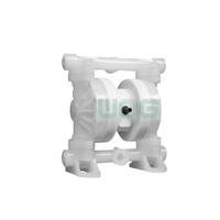 Pompe à diaphragme pneumatique ZJWOG QBY/QBK QBK-25 (1 pouce) à commande pneumatique OEM pour eau, 8 bars, DN25, débit 1m³/h, garantie 1 an