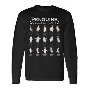 Camiseta de manga larga Penguin Penguins Around The World - Product Image 1