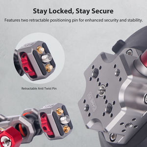 CAME-TV OEM Bras magique à double tête sphérique à vis de 1/4 pouces avec goupilles rétractables et adaptateur de montage <span class=keywords><strong>Go</strong></span> <span class=keywords><strong>Pro</strong></span> pour caméra d'action à <span class=keywords><strong>ventouse</strong></span> - Product Image 5