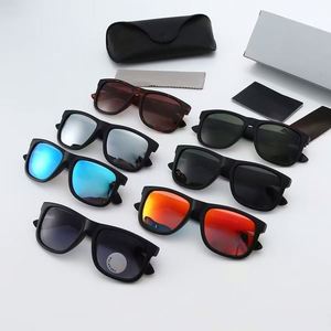 Gafas de Sol Modernas de Alta Calidad 2024, Gafas de Sol Rectangulares Gruesas de Alta Moda, Gafas de Sol de Diseñador de Lujo con Montura Metálica Colorida - Product Image 4