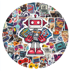 Vinyl Holographic Biểu Tượng Tùy Chỉnh Dễ Thương Động Vật Dán Tự Dính Laser Cắt Dầu Chống Thấm Nước Bằng Chứng Nhãn - Product Image 5