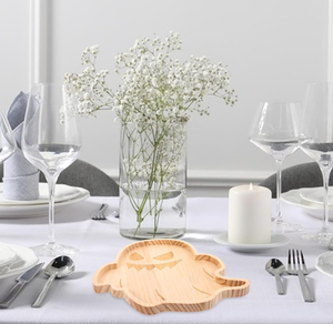 Bandeja de Servir de Madera, Linda y Original, Bandeja de Madera Natural para <span class=keywords><strong>el</strong></span> Desayuno - Product Image 4
