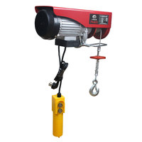Mini-treuil électrique transfrontalier de qualité export, capacité de charge 400 kg, en acier allié, compact, pour chantier et usage domestique