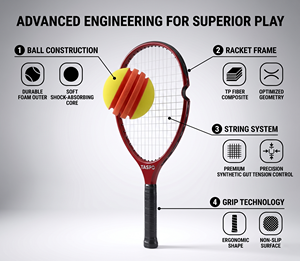 <span class=keywords><strong>Raquette</strong></span> <span class=keywords><strong>de</strong></span> <span class=keywords><strong>tennis</strong></span> portable et légère Taspo Tournament Net 22 <span class=keywords><strong>pouces</strong></span> en fibre <span class=keywords><strong>de</strong></span> carbone T700, 88 <span class=keywords><strong>pouces</strong></span> carrées, cordée, motif 10x11 - Product Image 5