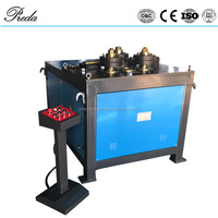 Machine à rouler l'acier d'angle manuelle de haute qualité, vente chaude |   Machine de formage de brides rondes pour CVC, prix direct usine